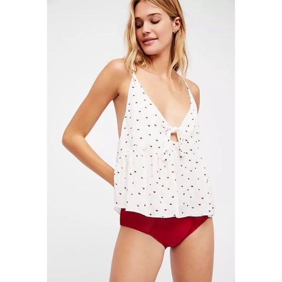 Free People Tops - Free People Riviera Romance Cami in Ivory Combo